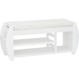 George Oliver Retro Multifunctional White Bench