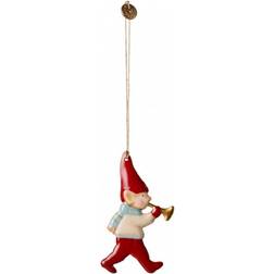 Maileg Santa with Trumpet Multicolour Juletræspynt 9cm
