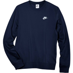 Nike Sportswear Club Fleece Women's Crew Neck Sweatshirt - Obsidian/White