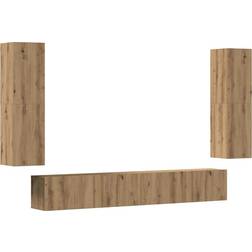 vidaXL 3328974 Oak TV-bord 200x30cm 4stk