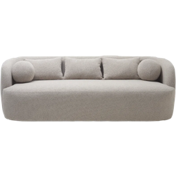 Wade Logan Brinae Taupe Boucle Sofa 85" 3 Seater