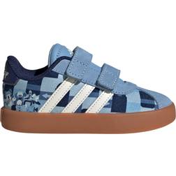 adidas Mickey Mouse VL Court - Ash Blue/Off White/Crew Blue