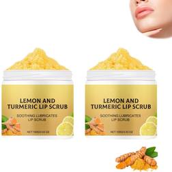 YOENBG Lip Scrub Lemon & Turmeric 100g 2-pack