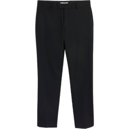 River Island Slim Fit Tuxedo Trousers - Black