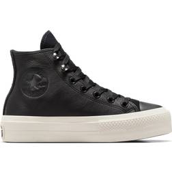 Converse Chuck Taylor All Star Lift Platform Water Repellent Leather W - Black/Egret