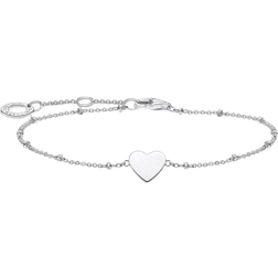 Thomas Sabo Heart with Balls Bracelet - Silver