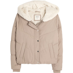 Hollisterco Ultimate Cozy Lined Puffer Jacket - Driftwood