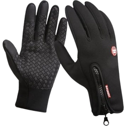 Reffer Men's Riding Thermal Winter Gloves - Black