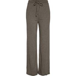 Pieces Iris Knitted Trousers - Morel