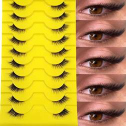 Half Eye Lashes Fluffy Lightweight - Natural Look