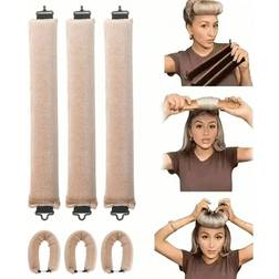 Shein 3pcs No-Heat Hair Curling Set: Curling Sponge Rollers, Sleep Styling Rollers, Foam Hair Rollers For Women, Hair Rollers, Heatless Curls, Hair Curler, Hair Products And Accessories For Barber Salon Beauty Travel Essentials,Back To School,Travel Holiday Essentials,Hair Accessories For Women