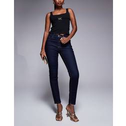 River Island Midrise Skinny Jean - Ultra Darkwash Blue