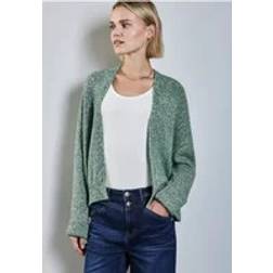 Street One Frauen Offener Cardigan Stoff 69% Polyacryl - Grün