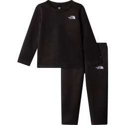 The North Face Kid's DotKnit Thermal Baselayer Set - TNF Black (NF0A88VT)