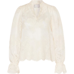 Neo Noir Amara Big Embroidery Blouse - Off White
