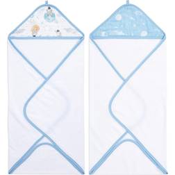 Aden + Anais Space Explorers Essentials Hooded Baby Bath Towel 2-pack