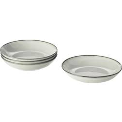 IKEA Gladelig Grey Djup tallrik 21cm 4st