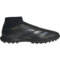 adidas Predator League Laceless Turf - Core Black/Carbon/Gold Metallic