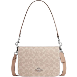 Coach Quinn Bag In Signature Canvas - Silver/Sand/Taupe