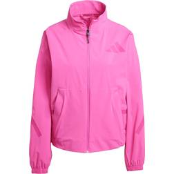 adidas Z.N.E. Woven Full Zip Track Top - Pink