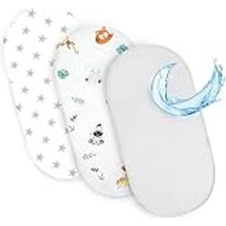 Totsy Baby Spjälsängslakan Set om 3 75 x 35 cm