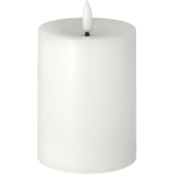 Scandi Living Bright Melt Block 12.5 cm White LED Candle