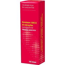 Mometasone suspension Nasal Spray 140 doses 140 doser Nässpray
