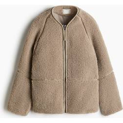 H&M Teddy Fleece Jacket - Beige