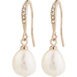 Pilgrim Jasmin Earrings - Rose Gold/Pearls/Transparent