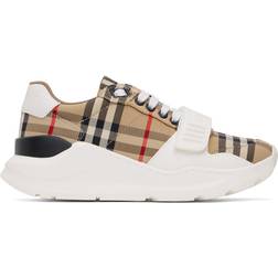 Burberry Check and Leather W - Archive Beige