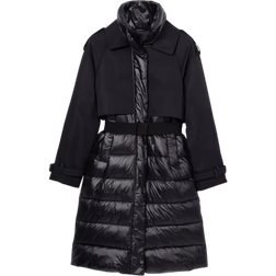 Desigual Lange Daunenjacke Damen Estocolmo Noir