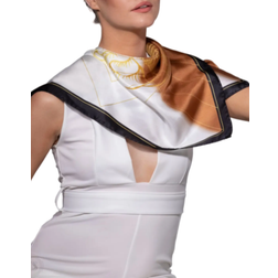 Fahlén Of Sweden Mystique No. 5 Scarfs - Beige/Gold/White