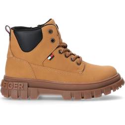 Tommy Hilfiger Lace Up Støvle - Ochre