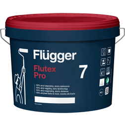 Flügger Svanemærket Vægmaling Flutex Pro 7 10 L Vægmaling Hvid