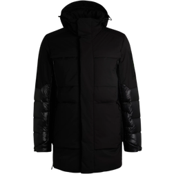 HUGO BOSS Water-repellent parka jacket with down filling Black