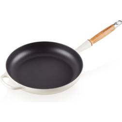 Le Creuset Meringue Signature Cast Iron with Wooden Handle 28cm