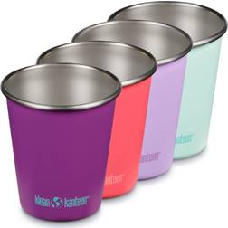 klean-kanteen Stainless Steel Cup 296ml 4-pack