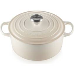 Le Creuset Meringue Signature Round con coperchio 5.3 L 26 cm