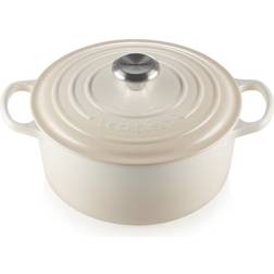 Le Creuset Meringue Signature Round med låg 26cm