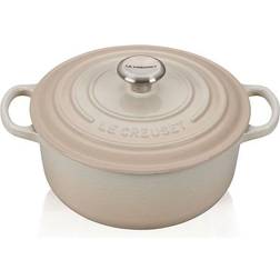 Le Creuset Meringue Signature Round avec couvercle 4.2 L 24 cm