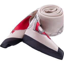 Fahlén Of Sweden Scarf - Beige/Black/Red