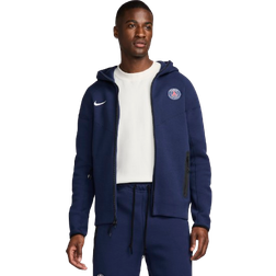 Nike Paris Saint-Germain Tech Fleece Windrunner Fotbollshuvtröja för män