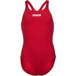 Arena Girl's Team Swim Pro One Piece Swimsuit - Red/White