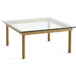 Hay Kofi Oak/Clear Coffee Table 80x80cm