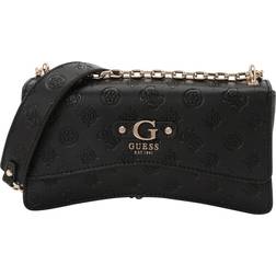 Guess Gerty Convertible Flap Crossbody - Black