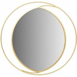 Alexandra House Living MDF Wood Gold Väggspegel 91cm