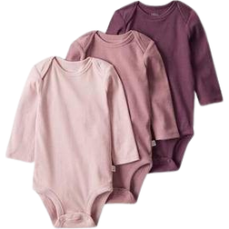 Carter's Little Planet Organic Cotton Rib Gradient Bodysuits 3-pack - Blush/Pink/Plum ( 195862613649)