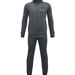 Under Armour Junior Rival Knit Tracksuit - Pitch Gray/Black