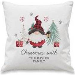 Personalised Memento Company Gnome Complete Decoration Pillows White (38x38cm)