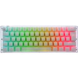 Ducky DKON2161ST ONE 3 Mini Aura White RGB Cherry MX Blue Hotswap Keyboard (Nordic)